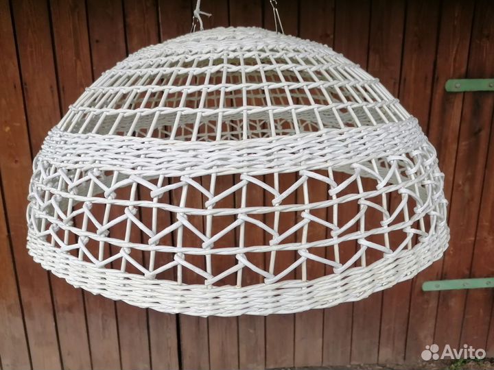 Плетёный абажур 63 см е27