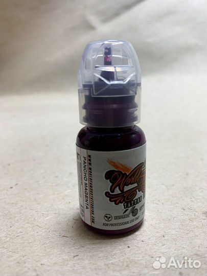 World famous pancho magenta краска для тату