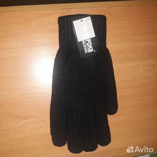 Перчатки шерстяные мужские