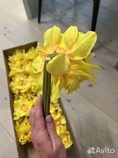 Искусственные силиконовые цветы букеты для декора