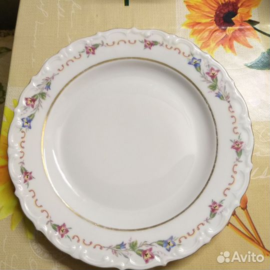 Тарелка винтажная Kahla с цветочками