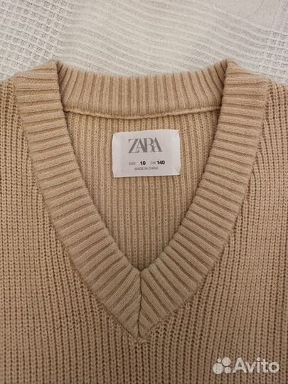 Жилетка безрукавка zara для девочки