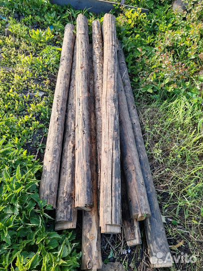 Столбы деревянные