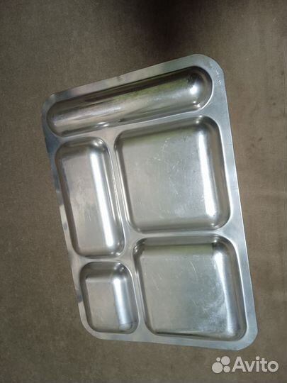 Поднос секционный нержавейка