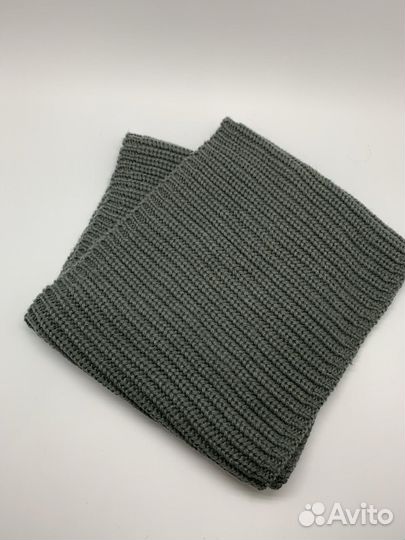 Снуд серый шарф снуд женский снуд вязаный в 2