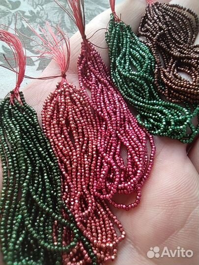 Металлический антикварный бисер из Фра