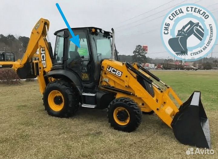 Стёкла на экскаватор Jcb 3cx-4cx-5cx Джисиби