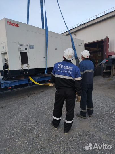 Такелажные работы. Разгрузка оборудования