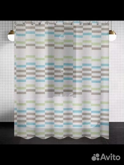 Шторы для ванной новые