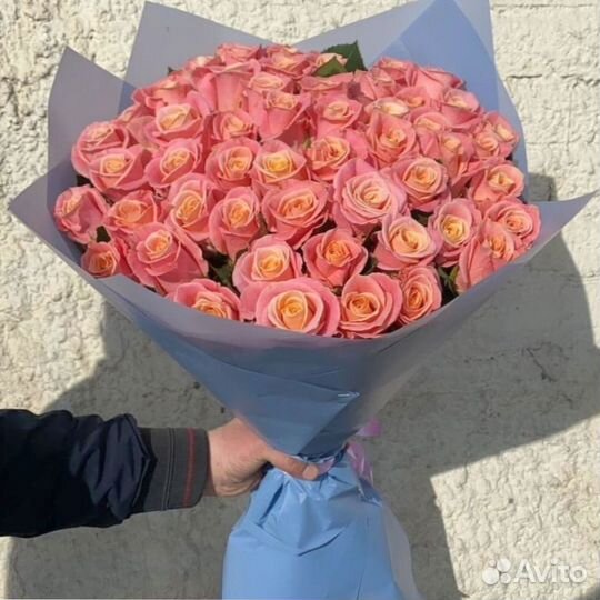 Букет цветы розы 51