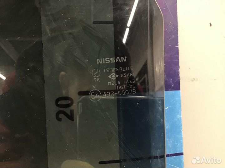 Стекло двери задней правой Nissan Murano (Z50) 2004-2008 82300CA000