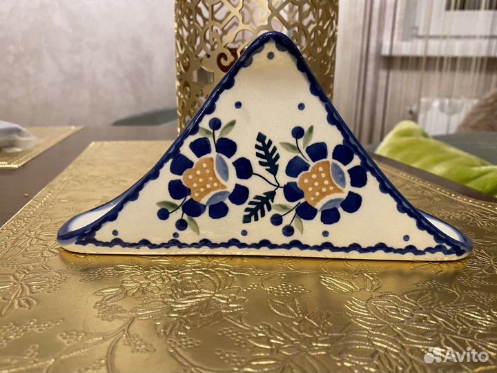 Салфетница Болеславская керамика новая