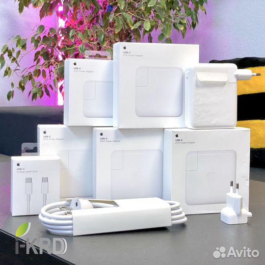 Блоки питания Apple USB-C 20/30/61/67/87/96/140 W