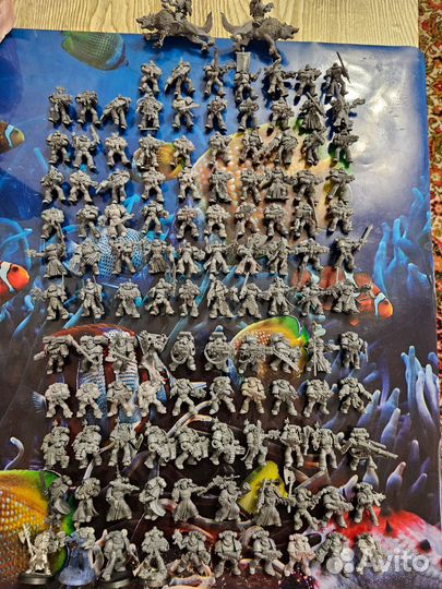 Warhammer 40000 миниатюры космодесантников