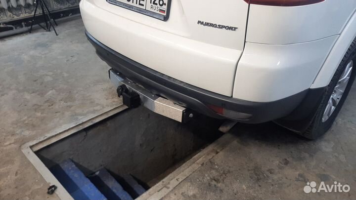 Фаркоп для Mitsubishi Pajero Sport, квадрат