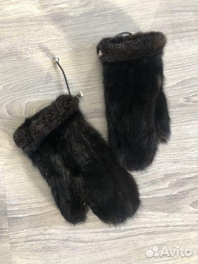 Варежки норковые