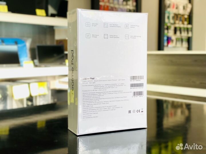 New Планшет Realme Pad 6+128Gb/7100мАч/IPS/10.4