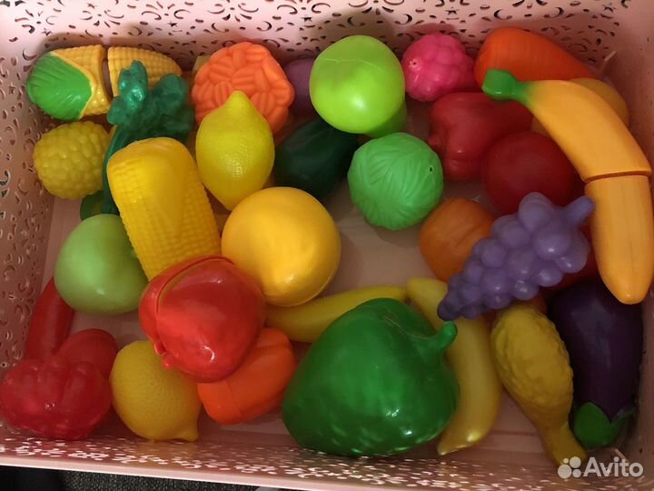 Овощи и фрукты игрушки