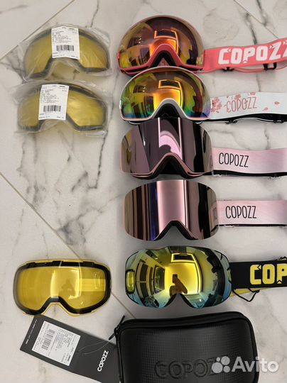 Горнолыжные очки copozz на магнитах