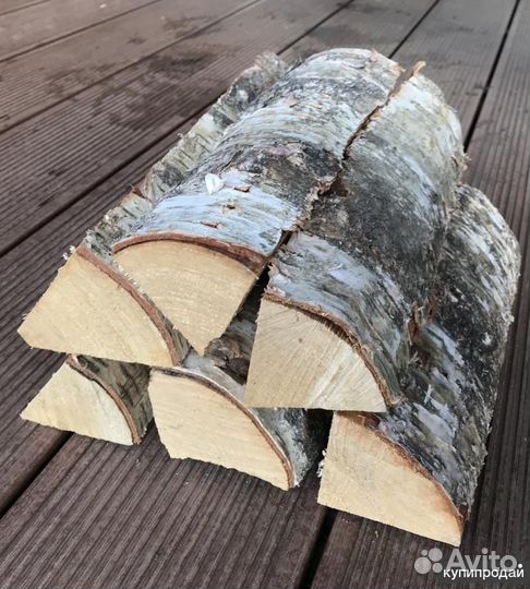 Дрова березовые колотые