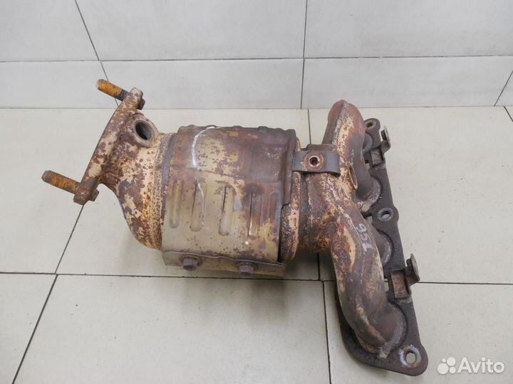 Б/У Б/У Коллектор выпускной G4NA С катализатором