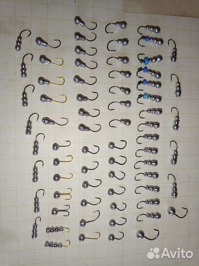 Мормышки зимние набор 70 штук