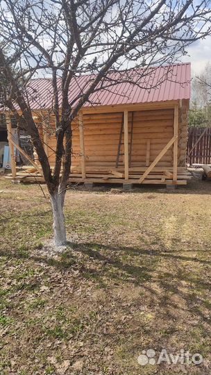 Баня 6 на 5 под крышу или под ключ. Ручная рубка