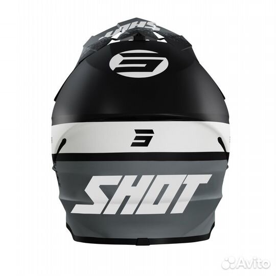 Шлем Shot Furious Roll (Черный/Серый XL)