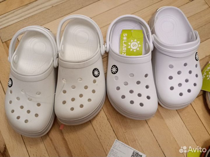 Сабо типа crocs 30, 31, 32для двойни новые