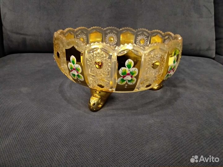 Конфетница с позолотой Lenardi