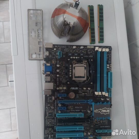 Комплект I7 3770k, asus pbz77-v lx, 8gb ram