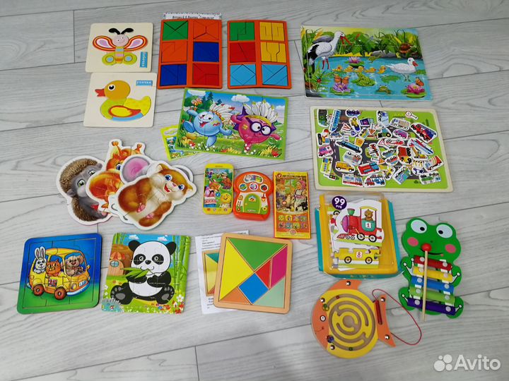 Детские книги игрушки пазлы
