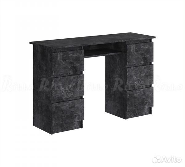 Аванта стол компьютерный, бетон темный (рикко)