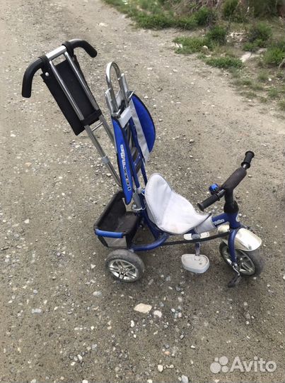 Детский велосипед бу трех колесный