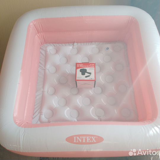 Пластиковый бассейн для дачи и насос на 12в