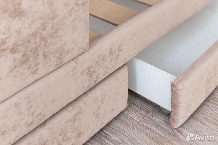 Детская кровать с ящиками / кровать с бортиками