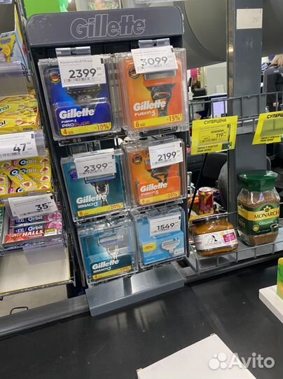 Кассеты gillette