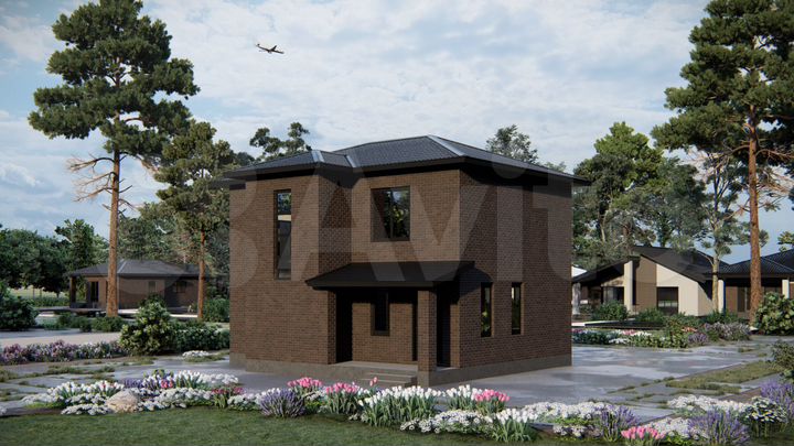 Дом 133 м² на участке 6 сот.