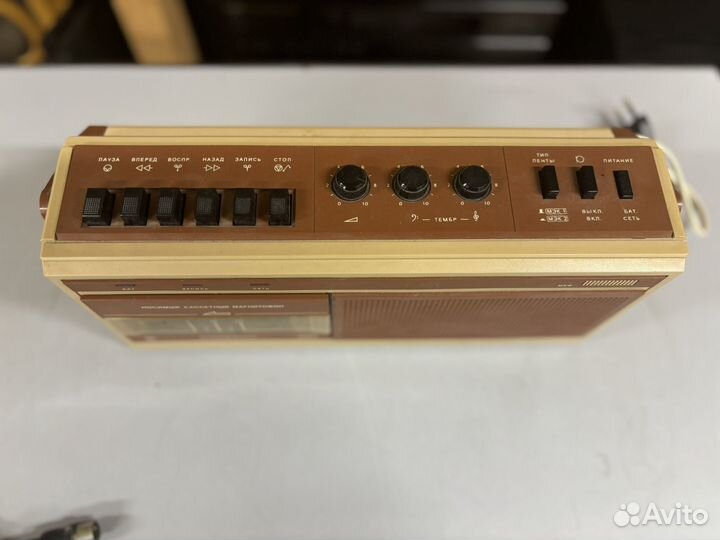 Кассетный магнитофон электроника м327