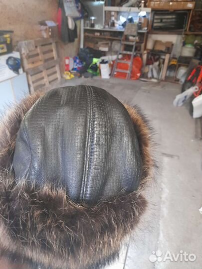 Шапка ушанка мужская норка