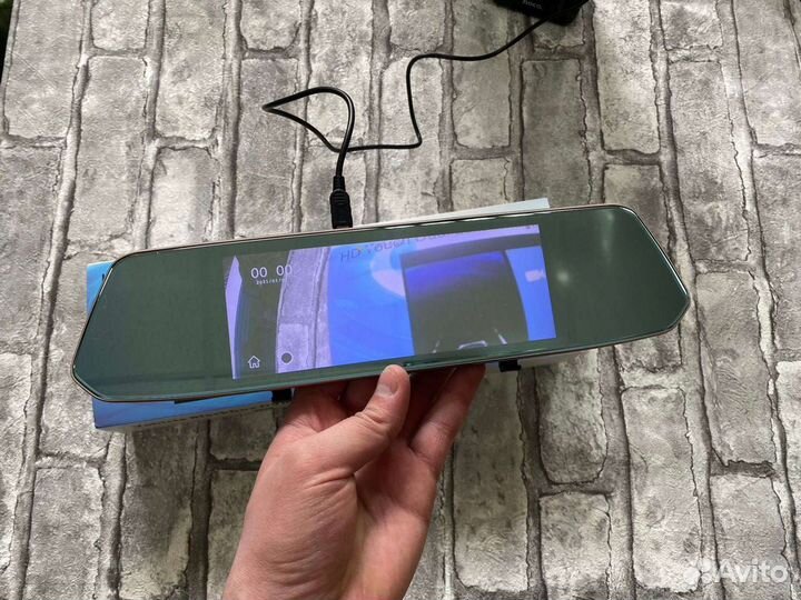 Видеорегистратор-зеркало с 2мя камерами сенсор