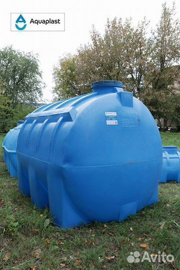 Емкость пластиковая 5 м3 для сыпучих продуктов (го