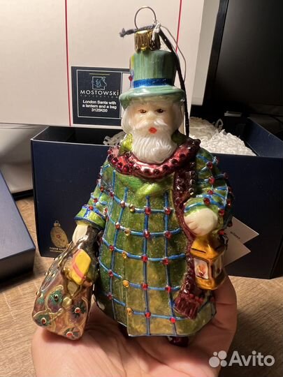 Елочные игрушки стекло Польша Mostowski