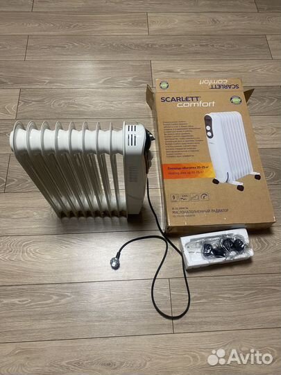 Масляный обогреватель scarlett comfort