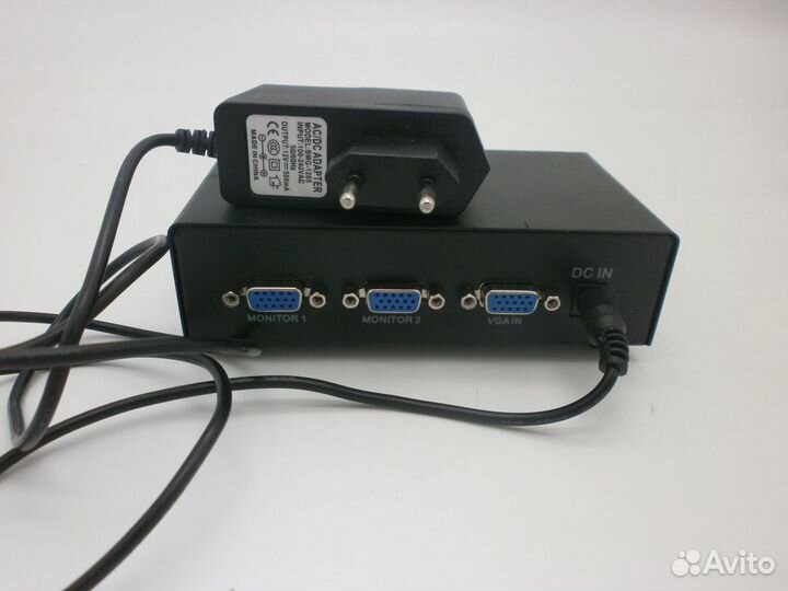 Сплиттер (разветвитель) vcom DD132 с одного пк на