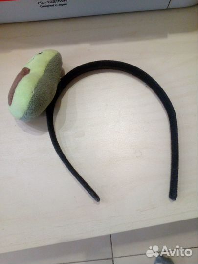 Ободок детский авокадо