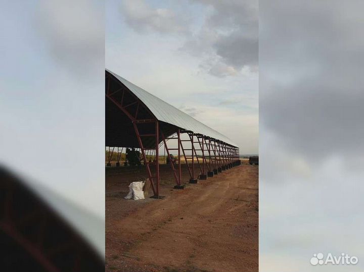 Полный Каркас ангара 20х60м. Тип В