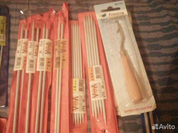 Спицы для вязания круговые/прямые, плетения, лапки