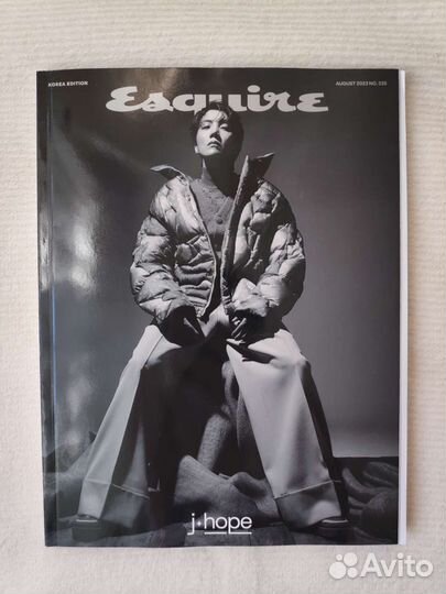 Журнал esquire с хосоком (j-hope) из BTS