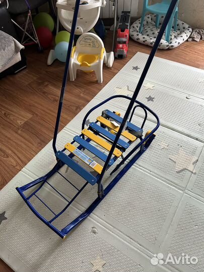 Детские санки с колесами